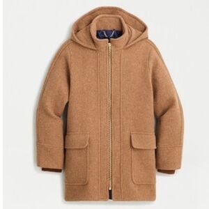 J.Crew Italian Wool Blend Stadium Cloth Swing Coat